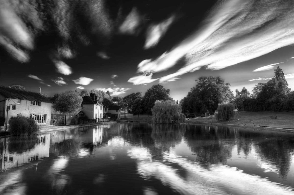 184/365v2 Doctors Pond in Black and White...not another cliche!