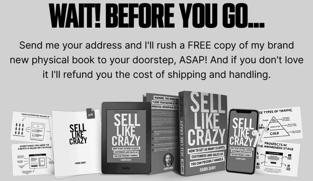 Sell Like Crazy Book