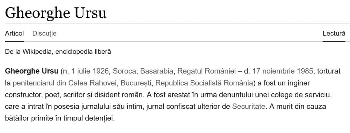 Gheorghe Ursu - Wikipedia